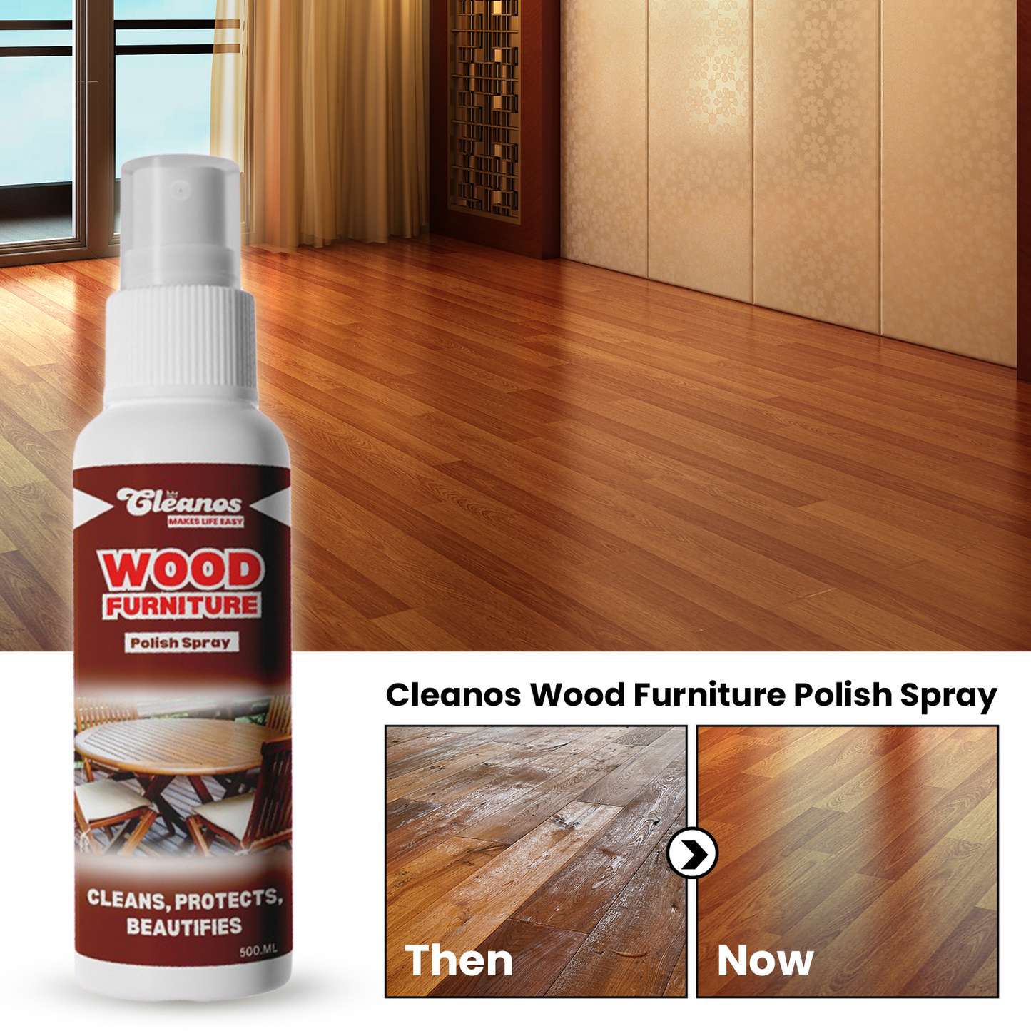 Wood Furniture Termite Protection & Polish Spray (Buy 1 Get 2 Free)